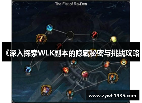 《深入探索WLK副本的隐藏秘密与挑战攻略》